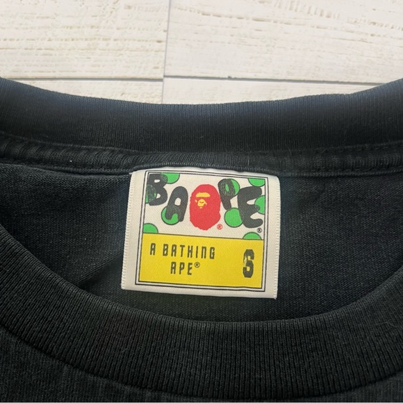 A Bathing Ape x Star Wars Republic Tee - Black Sz Small - Picture 6 of 9